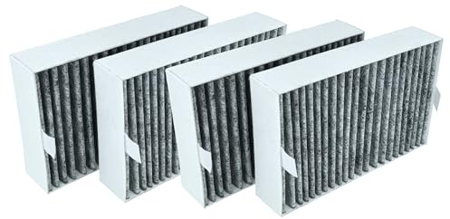 vhbw 4x Aktivkohlefilter Ersatz für Miele 28996433EU1 | 11793450, DKF 31-P für Dunstabzugshaube