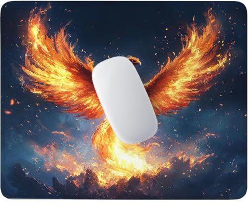 Gaming Mauspad rote Tiere, klein Mousepad 260x210mm z-170 | Wasserdichte Gaming Mauspad, mit Vernähte Kanten,Rutschfeste Gummiunterseite, Glatte Oberflächen, Geeignet für Computer