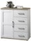 ROMANCE Kommode in Sibiu Lärche / Eiche San Remo Optik - Landhausstil Schrank mit viel Stauraum für Ihren Wohnbereich - 93 x 100 x 45 cm (B/H/T)