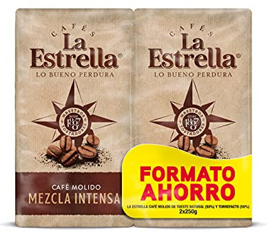 La Estrella Café Molido Mezcla Intensa 250g - 2 paquetes