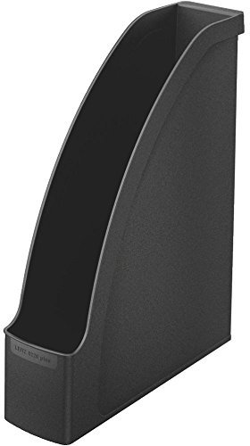 6 Stück Esselte Leitz: Sammelbox Polystyrol schwarz