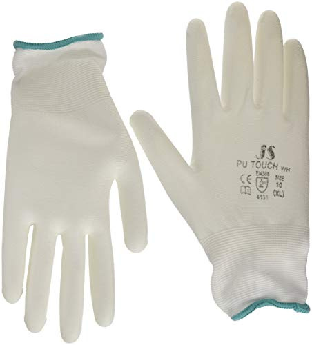 STAFFL 90489 Schutzhandschuh PU-Touch weiß Gr.10 EN388 Kategorie II