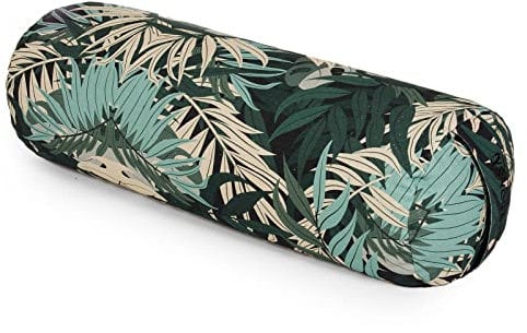 Yoga Studio Lotus, cuscino per yoga con imbottitura in grano saraceno biologico, certificato GOTS), rivestimento esterno rimovibile e lavabile, in cotone biologico, ideale per yoga, meditazione,