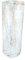 Porte-Parapluie ou Vase en Bois 50cm décor Palmier - Coloris Naturel cérusé Blanc