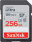 SanDisk Ultra 256GB SDXC Memory Card, Up to 120 MB/s, Class 10, UHS-I, V10