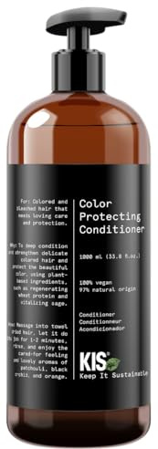 KIS Green Color - Conditioner - 1000ml - für gefärbtes Haar & gebleichtes Haar - 100% Vegane Rezeptur - sulfatfrei