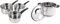 Morphy Richards 970003 Equip 3 Piece Pan Set-Stainless Steel, Set of 3 & Tower T80837, Casserole Dish, 24cm- Stainless Steel, Silver, 26 x 28 x 17 cm