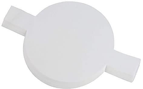 HugeDE 100 Pcs 6 Inch Cake Pan Liners Non Stick Baking Paper Precut Round Liners Air Fryer Paper Sheets Toaster Paper Liners with Lift Tabs for Cooking
