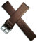 NZZXTO Replacement Leather Watch Band for Skagen Unisex Watches with Screw （22mm Dark brown