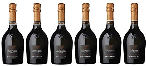 6x 0,75l - Borgo Molino - Prosecco Superiore - Spumante extra dry - Valdobbiadene D.O.C.G. - Veneto - Italien - Schaumwein trocken
