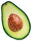 Excervent Realistische Obst-Acocado-Decke für Erwachsene und Kinder, 290 g/m², lustige, realistische Lebensmitteldecke, superweiche Flanell-Überwurfdecken, 152,4 cm