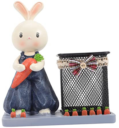 Ciieeo Pot à Stylos De Bureau Forme De Lapin Organisateur De Rangement Pour Stylos Décoration De Bureau