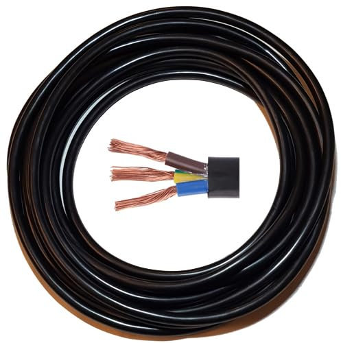 10m Neopren Kabel für Klimaanlage 3x1-5mm² Klimagerät Verlängerungskabel