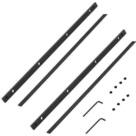 Führungsschienenverbinder-Set, kompatibel mit Powertec Dewalt Festool Triton Makita Schienensäge Führungsschiene P-45777 71358, P-20177 für Schienenverbinder-Zubehör, 2 Stück