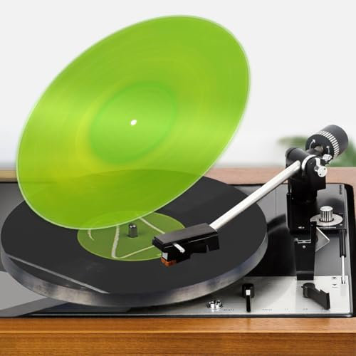 Acrylic Turntable Mat - Turntable Slipmat for Vinyl LP Record Players - Improves Sound Quality & Provides Tighter Bass - Anti Static Record Player Mat