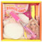 Depesche TOPModel 12093 Colour Your Pencil Case Beige Personalised with 3 Neon Markers to Paint