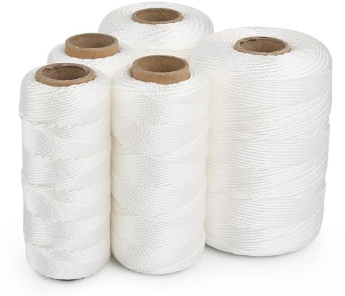 Garten Seil Gedrehtes Kreideseil, Abrieb, Fäulnis, Angeln, DIY, Basteln, Gartenarbeit (Size : 325ft (99m))