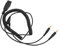 ASHATA 3,5-mm-Adapterkabel, Kompatibel mit Allen Plantronics, Schnelltrennverbindung Zum 3,5-mm-Kabel QD auf Dual-3,5-mm-Adapterkabel für Plantronics-Headset für PC-Soundkarte