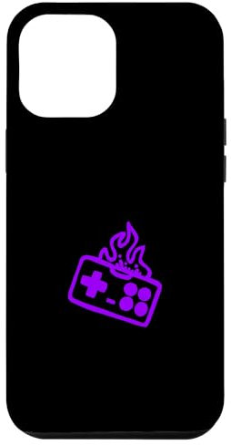 Coque pour iPhone 15 Pro Max Joystick flamboyant | Graphique de jeu rétro