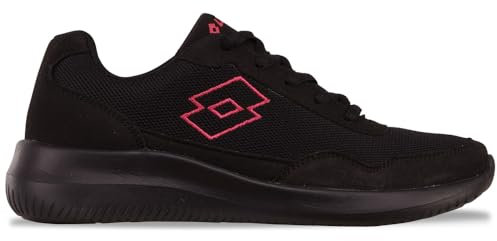 Lotto, Scarpe da Ginnastica Unisex-Adulto, Nero Rosa, 36 EU