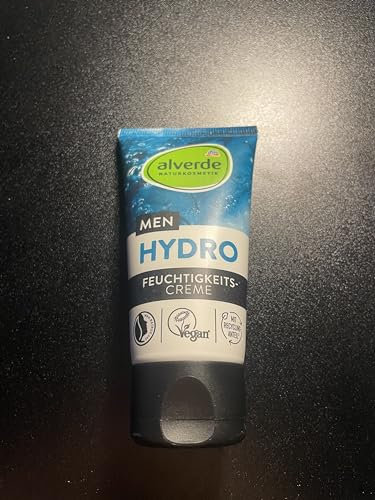 alverde MEN Gesichtscreme Hydro Nature Bio-Aloe Vera, 50 ml