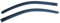 MOTOS Sports Windabweiser Regenabweiser für Volkswagen Transporter T4 1990-2003 Dynamischer Entwurf, Langlebig & Robust, Leichte Installation, Energieeinsparung durch Belüftung, Verringerung von Lärm