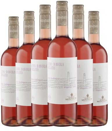 Barone Montalto Rosato Nero d'Avola 75 cl Rosé-Wein (Karton mit 6 Flaschen von 75 cl)