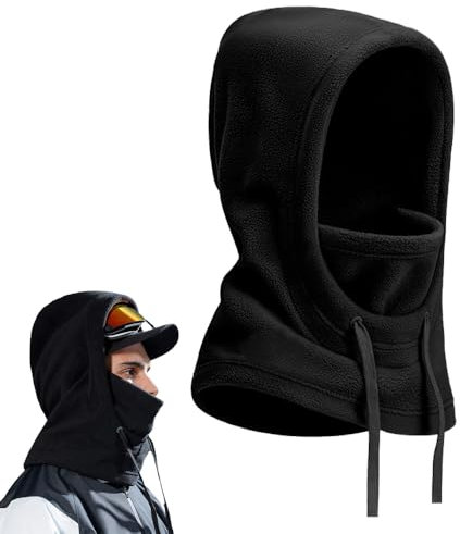 DAJASD Sturmhaube Winter, Warm Winddicht Gesichtshaube Balaclava Winter, Winter Thermal Fleece Sturmhauben, Halswärmer für Herren und Damen zum Laufen Skifahren Radfahren Motorräder Wandern