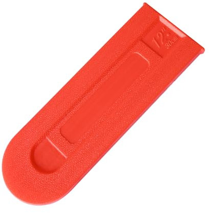 MDDEYEMEFO Chainsaw Scabbard, Chainsaw Bar Cover,12 Inch Chainsaw Saw Bar Scabbard Cover-Red