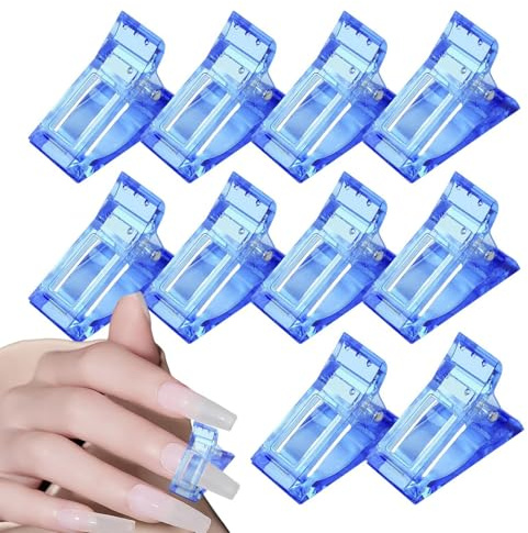 Nagelzange für Gelnägel – Nagelverlängerungsform mit Schnellaufbau, Gel-Nagelzange | praktische Nagelzange aus Poly-Gel für zu Hause