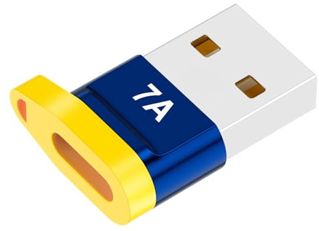 Genérico Anschluss A, A, Ladegerät-Konverter A – Vielseitigkeit Ihres Geräts, indem Sie den Dehembran-Anschluss auf einen Hochgeschwindigkeitsstecker USB 2.0, Konverter A für Laptops, Tablets