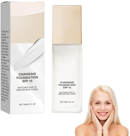 Professionelles deckendes Make-up, Mira Glow Foundation für reife Haut, feuchtigkeitsspendende Textur, natürliche Abdeckung, gleichmäßiger und leuchtender Effekt mit langem Halt (1 Stück)