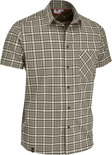 MAUL Holzkirchen - 1/2 Hemd kariert BEIGE