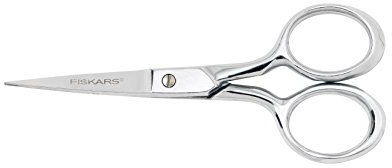 Fiskars 12-92977097J Forged Stickschere, 10,2 cm, Grau