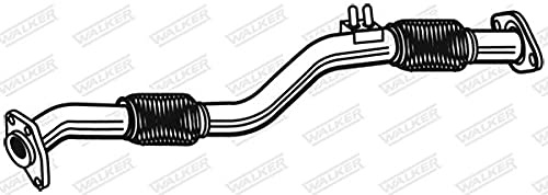 WALKER 08992 Abgasrohr ohne Anbauteile Vorne Kompatibel mit NISSAN X-TRAIL T30 200108H800 200108H80A