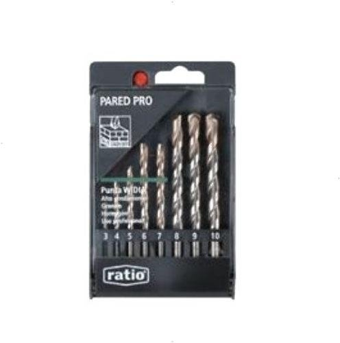 Ratio 1592H8 - Brocas Para Pared Profesional Juego 8 Ratio
