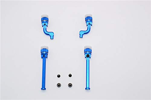 GPM HPI Sport 3 Flux Tuning Teile Aluminium Front+Rear Magnet Body Mount for BMW M3 E30 - 1 Set Blue