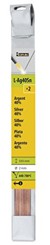 GYS - Baguettes argent 40% - Ø2.0 - Lot de 2