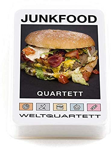 familie von quast - Quartett Spiel Junkfood - das ultimative Kartenspiel mit 32 Blatt