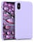 kwmobile Case Compatible with Apple iPhone X Case - TPU Silicone Phone Cover with Soft Finish - Lavender