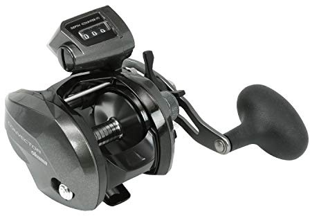 Okuma Konvektor Low Profile Schnurzähler Graphitrahmen Schlepprolle