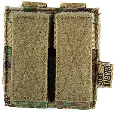 OneTigris MOLLE Taktische Pistole Magazinetasche mit 1/2 Mag Pouch für M1911/92F/GLOCK|MEHRWEG Verpackung
