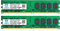 DDR2 800MHz 4GB Kit (2x2GB) PC2-6300 PC2-6400 240-Pin UDIMM Desktop Memory