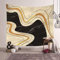 Bishilin Tapisserie Vorhang Modern, Wandteppich Jugendzimmer Marmor mit Linien Muster 350x256CM Wandbehang Wandteppiche Wohnzimmer