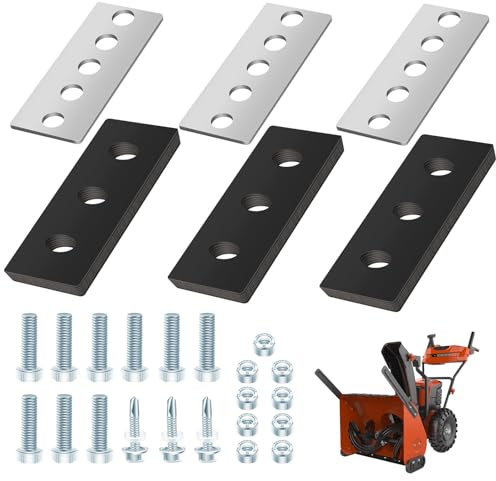 HuthBrother Universal 3/8 Zoll HD 3-Blatt Impeller Kit für Schneefräse – modifiziert 2-stufige Maschine (3)