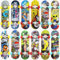 QINIFIFY Finger-Skateboards, 5 Pack Finger Skates Mini Griffbrett Deck Truck Fingerboard Skatepark Spielzeug Fingerspielzeug für Kinder