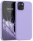 kwmobile Carcasa Compatible con Apple iPhone 13 Funda - Case TPU y Silicona antigolpes - Apto Carga inalámbrica - Lila