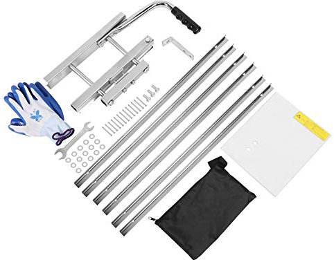 Chainsaw Mill, Universal Portable Lumber Cutting Milling Guide Bar, Aluminum Steel High Hardness Planking Milling Guide Bar, Adjustable Thickness Lumber Cutting Tool Kit for Builders, Woodworkers