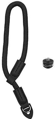 KEYESMINER Zubehör für Drohnen for DJI OM 4 Osmo Mobile 2 3 Handschlaufe for Zhiyun Fei Yun Handheld Gimbal Zubehör for SLR Kamera Universal Lanyard Wrist Belt austauschbar (Color : Black)