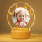Bemaystar Personalisierte Geschenke Baby Nachtlicht mit Foto und Name - Personalisierte LED Lampe Kinder Geburtstagsgeschenk, Taufgeschenke, Fotogeschenke, Geschenk zur Geburt Junge Mädchen